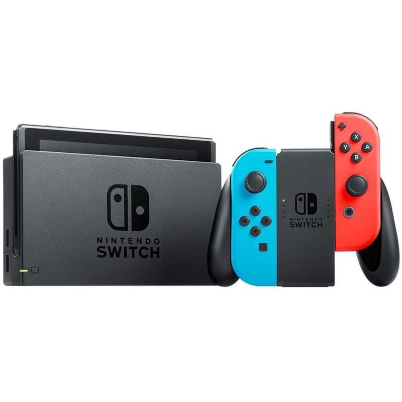 Nintendo Switch Switch Nintendo Nintendo Switch 32GB 1x Joy-Con Neon Azul/Vermelho - Outros
